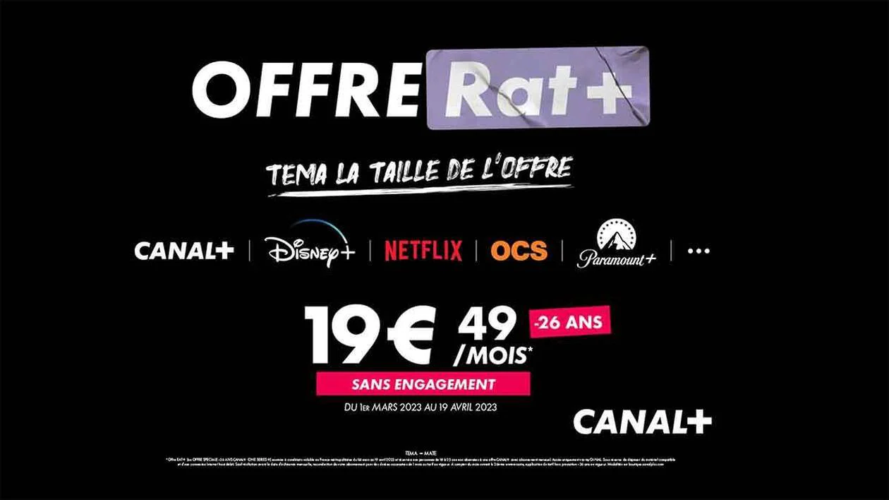 1 ans d’abonnement canal rat